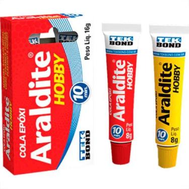 Imagem de Tek Bond Araldite Hobby 16Gr (10 Minut) - Kit C/6 Pc