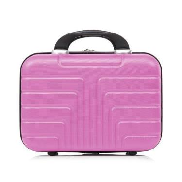 Imagem de Frasqueira De Mão Viagem Maleta Pequena Nécessaire Tripx, Rosa