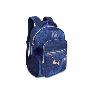 Imagem de Mochila de Costas em Jeans OFICIAL REBECCA BONBON RB24666-Unissex