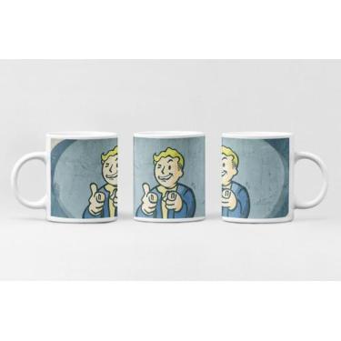 Imagem de Caneca de Porcelana Vault Boy Jogo Fallout Personalizada Md35 - Like G