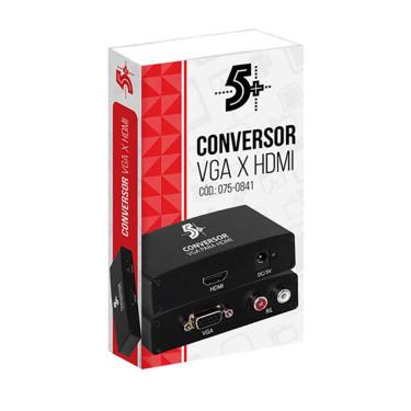 Imagem de Conversor VGA HDMI 075-0841 5+ Conversor de Vídeo VGA HDMI 075-0841 5+
