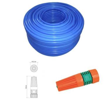 Imagem de Mangueira Jardim 1/2pol 50m + Esguicho Rosqueavel Tramontina - Elite