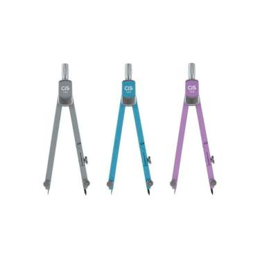 Imagem de Compasso Metal com Grafite e Apontador C-190 - Cis