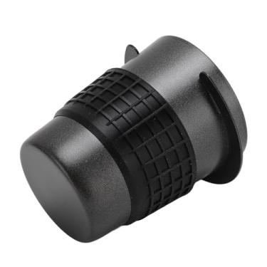 Imagem de Copo dosador de café de aço inoxidável com tela de disco para cafeteira preta, caneca dosadora profissional de aço inoxidável para amantes de café (53 mm)