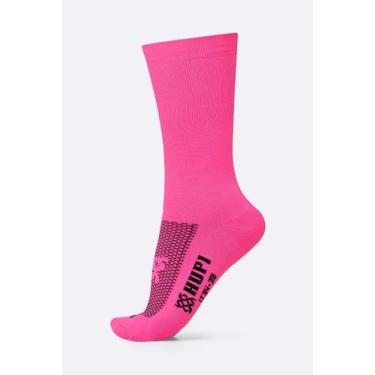 Imagem de Meia HUPI Lisa Rosa Neon - LT para pés menores 34-38, LT (34-38)