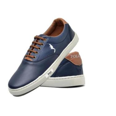 Imagem de Sapatênis Infantil Masculino Kids Casual Macio Confortável - Polo Blu,