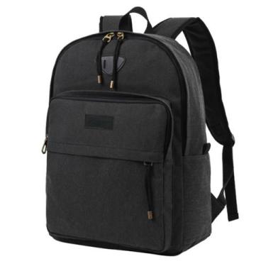 Imagem de Mochila Bolsa Feminina Em Lona Zíper Escolar Passeio Urbano - CRUZEIRO