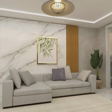 Imagem de Painel Ripado em Barra 250x49,6cm (1,24m²) wpc Gelius Móveis