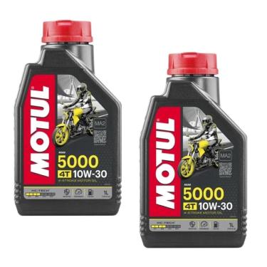 Imagem de Oleo Motul 5000 10W30 Sl Sj Injeção Cb 500 Cb 600 - 2 Litros