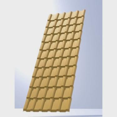 Imagem de Kit com 5 Telhas de Pvc Plan 198x88cm