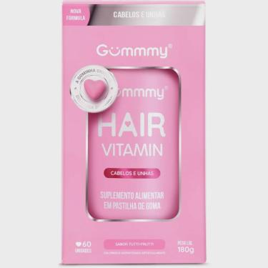 Imagem de Gummy hair tutti-frutti 60 gomas