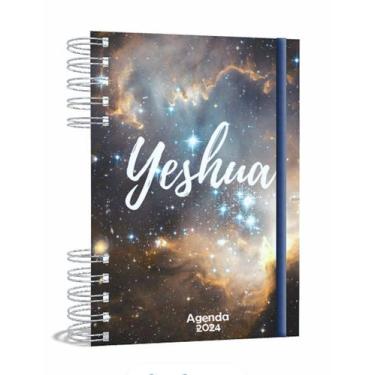 Imagem de Agenda Gospel Cristã 2024 - Yeshua galácia - A5 2024 - Um Versículo em