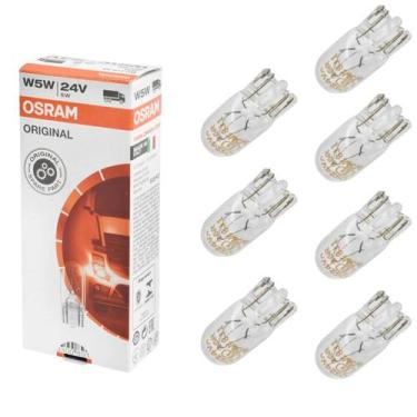 Imagem de 7 un Lâmpadas Pingão Especial Automotiva 5w 24v Ledvance Osram T10