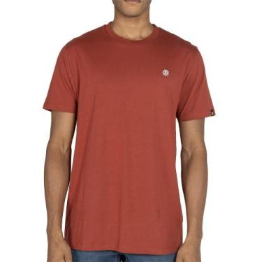 Imagem de Camiseta Element Mini Emb WT25 Masculina Vinho, G, Vermelho escuro