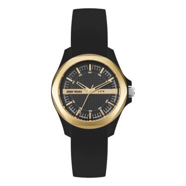 Imagem de Relógio Mormaii Feminino Ref: Mo2036jk/8p Esportivo Analógico Black