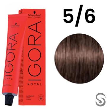 Imagem de Schwarzkopf Igora Royal Coloração 5/6 Castanho Claro Marrom  60ml, UNI