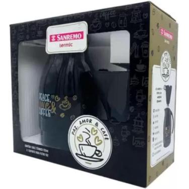 Imagem de Conjunto Temático com Bule Termico 700ml, e Suporte para Filtro de Caf