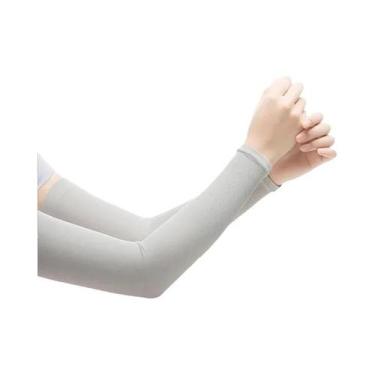 Imagem de Aquecedores de Braço Unissex com Proteção UV - Ideal para Corrida, Pes