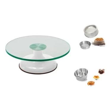 Imagem de Bailarina Giratória Vidro Para Bolos + Formas Decorativas - Chicky For