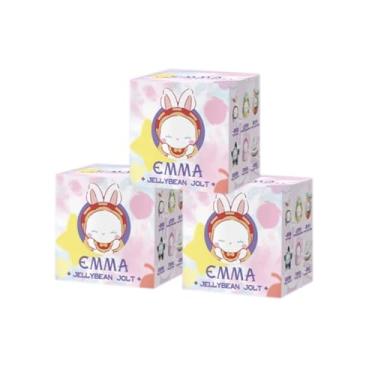 Imagem de Aven Rabbit Emma Jellybean Jolt Series Blind Box Figuras de ação Caixa Misteriosa Brinquedos Aleatórios Bonito Presente de Aniversário Brinquedo Colecionável de Natal para Ornamentos de Mesa, 3 Peças