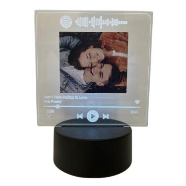 Imagem de Luminária Personalizada com Foto/Musica, Dia dos Namorados