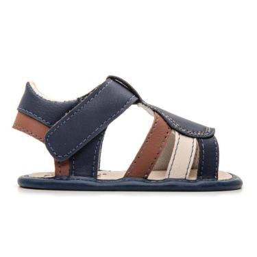 Imagem de Sandália Bebe Baby Menino Conforto Primeiros Passos Azul