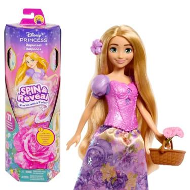Imagem de Boneca Rapunzel, Mattel, Disney, Spin E Reveal, HTV86