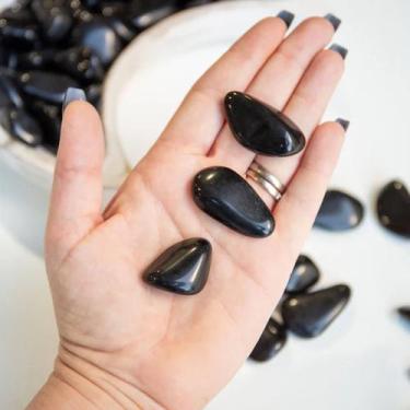 Imagem de Pedra Obsidiana Rolada 3 a 4cm Cristal natural - New Infinity