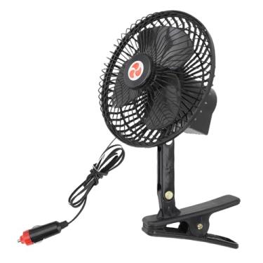Imagem de Ventilador de Carro Elétrico, Ventilador de Resfriamento de Metais Pesados ​​com Operação Silenciosa para Caminhões, SUVs, Trailers, Barcos, ATVs (DC24V)