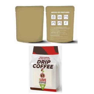 Imagem de Drip Coffee + Drip Bag Premium Cappuccino - 100un - ILoveCoffee