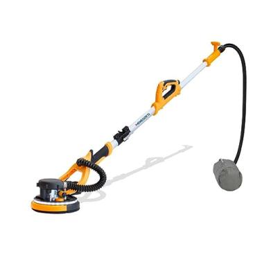 Imagem de Lixadeira Telescópica De Parede E Teto 750w MLP750 127v Menegotti, Cabo Dobrável e Extensível, 6 Discos de Lixa, 5 velocidades variáveis ​​de 800-1500 rpm, Coletor de pó, Luz de LED.