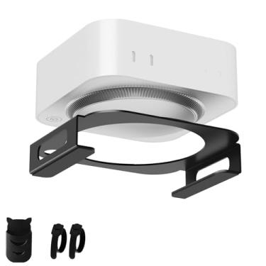 Imagem de Bedycoon Suporte de base compatível com Mac mini M4 e M4 Pro 2024, suporte de mesa de metal antiderrapante para Mac mini M4 e M4 Pro com suporte de caneta e braçadeiras, resfriamento aprimorado