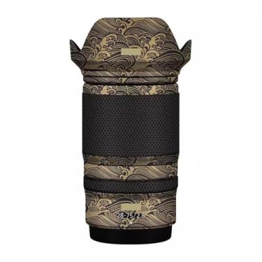 Imagem de Película protetora de lente de câmera película protetora de vinil adesivo premium para Nikon Z 28-75 mm F2.8 decalque fotográfico 28-75 2.8 (ouro onda)