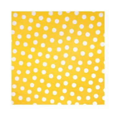 Imagem de Guardanapo de Papel Poá Amarelo Ti-Flair 24x24cm