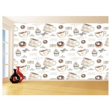 Imagem de Papel De Parede 3D Textura Cozinha Café Comida 3,5M Txt201 - Você Deco