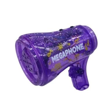 Imagem de Vaveren Chaveiro com alto-falante, megafone, chaveiro fofo, mini megafone, brinquedo vocal para adolescentes de 3 a 8 anos, meninos, meninas, adultos, Roxo