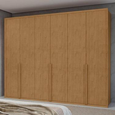 Imagem de Guarda-Roupa Casal 6 Portas 5 Gavetas Únique Lopas
