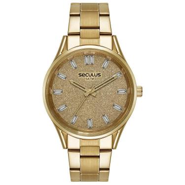Imagem de Relógio Feminino Seculus Glitter e Cristais 44246LPSVDS1