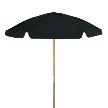 Imagem de Guarda-Sol Bagum Vara De Madeira - 2,0 M - Preto