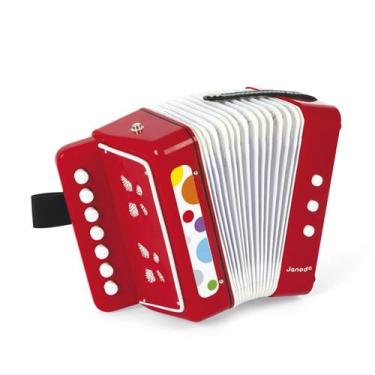 Imagem de Meu Primeiro Acordeão Sanfona Infantil Confetti Janod
