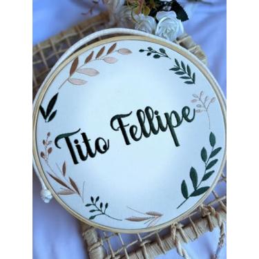 Imagem de BASTIDOR BORDADO PORTA MATERNIDADE