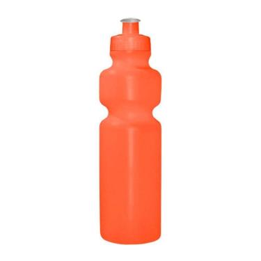Imagem de Kit 30 Squeezes 750Ml Laranja Neon Plástico Premium