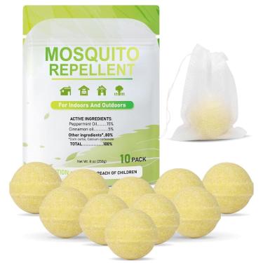Imagem de Repelente de mosquitos Qualihome Outdoor para pátio, 60-90 dias