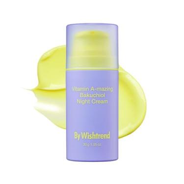 Imagem de BY WISHTREND] Vitamin A-mazing Bakuchiol Retinal Night Cream, Korean Retinol Alternative, Slow Aging, Skin Smoothing, Pore Refining, Anti-Wrinkle, Sensitive skin, Beginner-friendly 1.05 oz, 30g