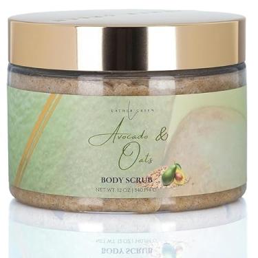 Imagem de Esfoliante Corporal de Açúcar Abacate e Aveia – Fórmula Nutritiva e Iluminadora para uma Pele Lisa, Hidratada e Radiante – Para Todos os Tipos de Pele – 340 gramas