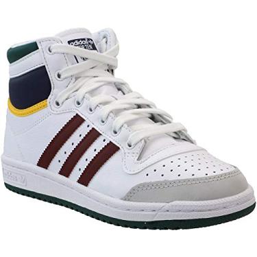 Imagem de adidas Womens Ten Hi High Sneakers Shoes Casual - White - Size 6.5 B