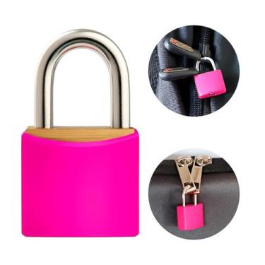 Imagem de Cadeados Coloridos 20mm  Kit com 2 Unidades para Proteção de Armários 