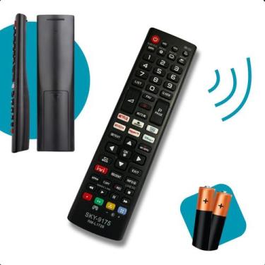 Imagem de Kit Pilha + Controles Remotos Para Tv Tv Smart 4K + Pilhas Aaa  Origin