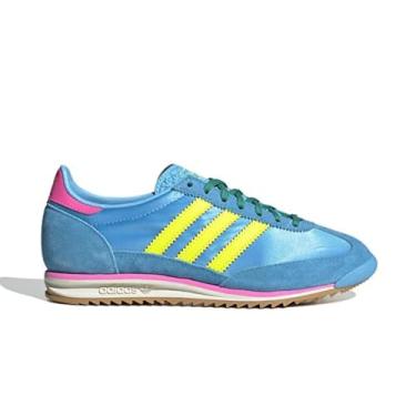 Imagem de adidas SL72 Tênis feminino, Sky Rush/amarelo solar/rosa lúcido, 39