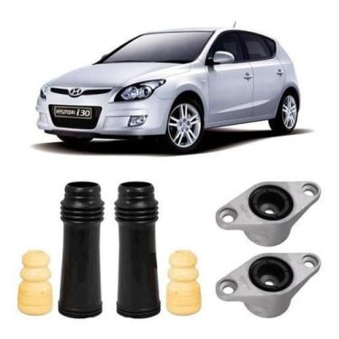 Imagem de 2 Kit Coxim Batente Coifa Traseiro I30 2009 2010 2011 2012 - Qualykits